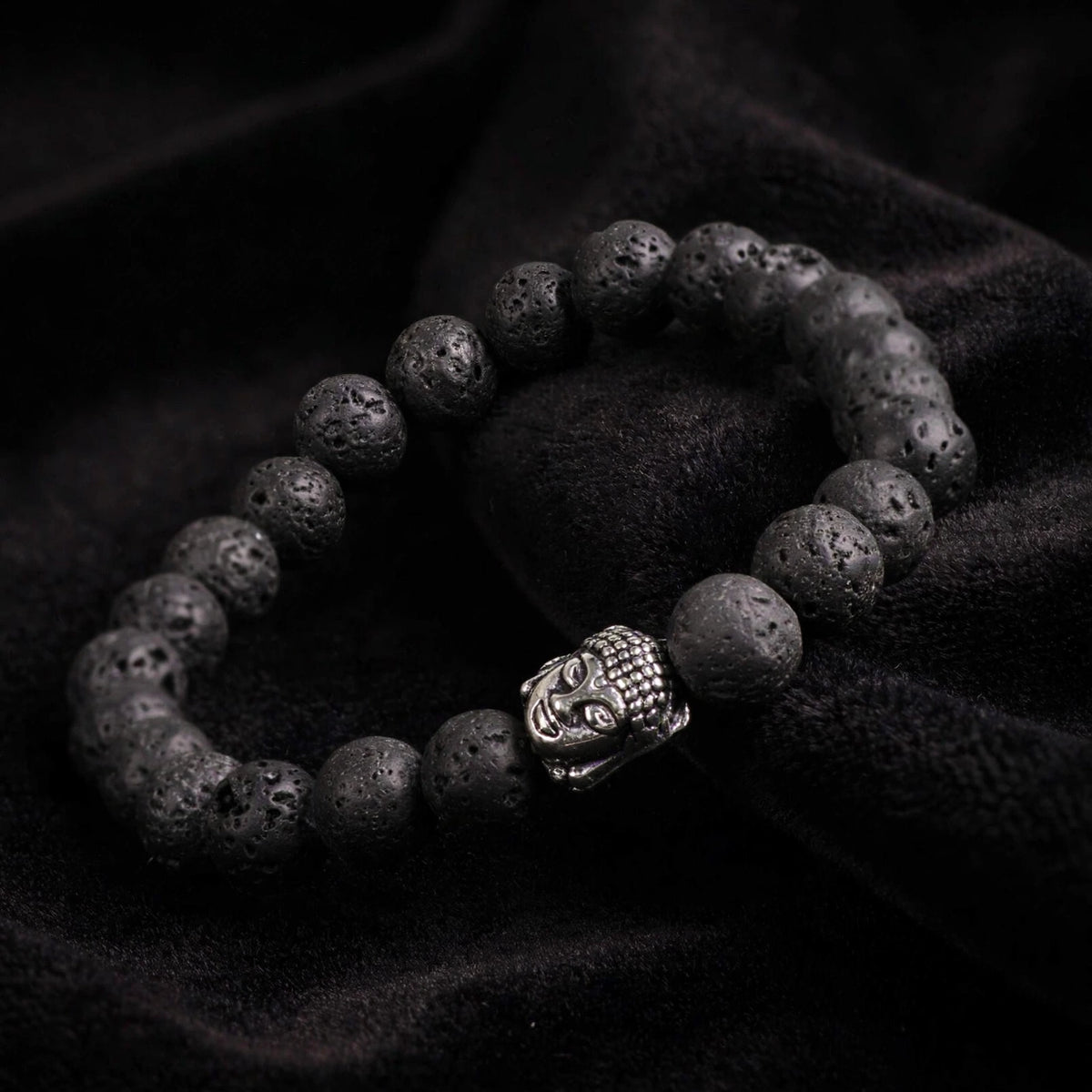 Lava Buddha Grounding Bracelet