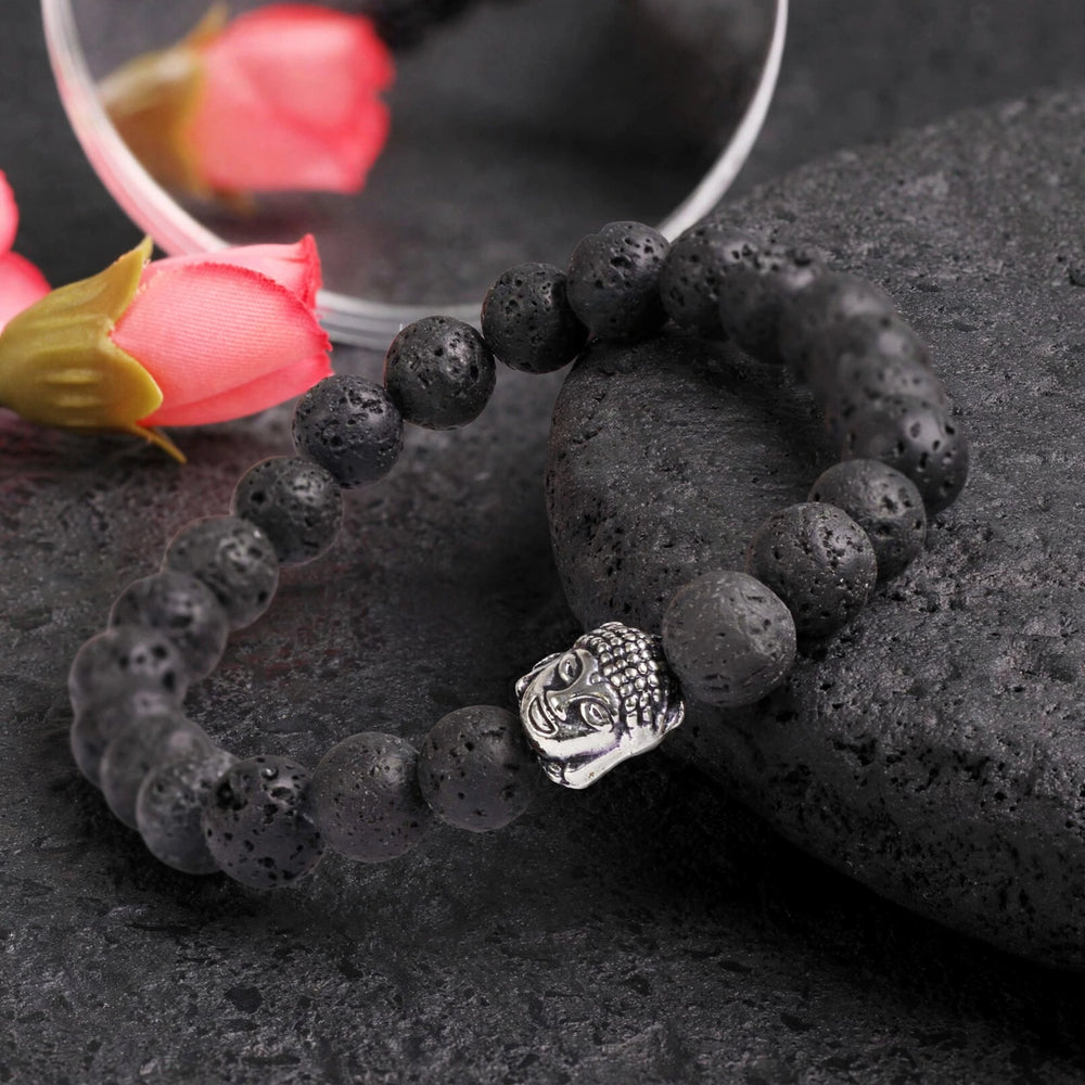 Lava Buddha Grounding Bracelet
