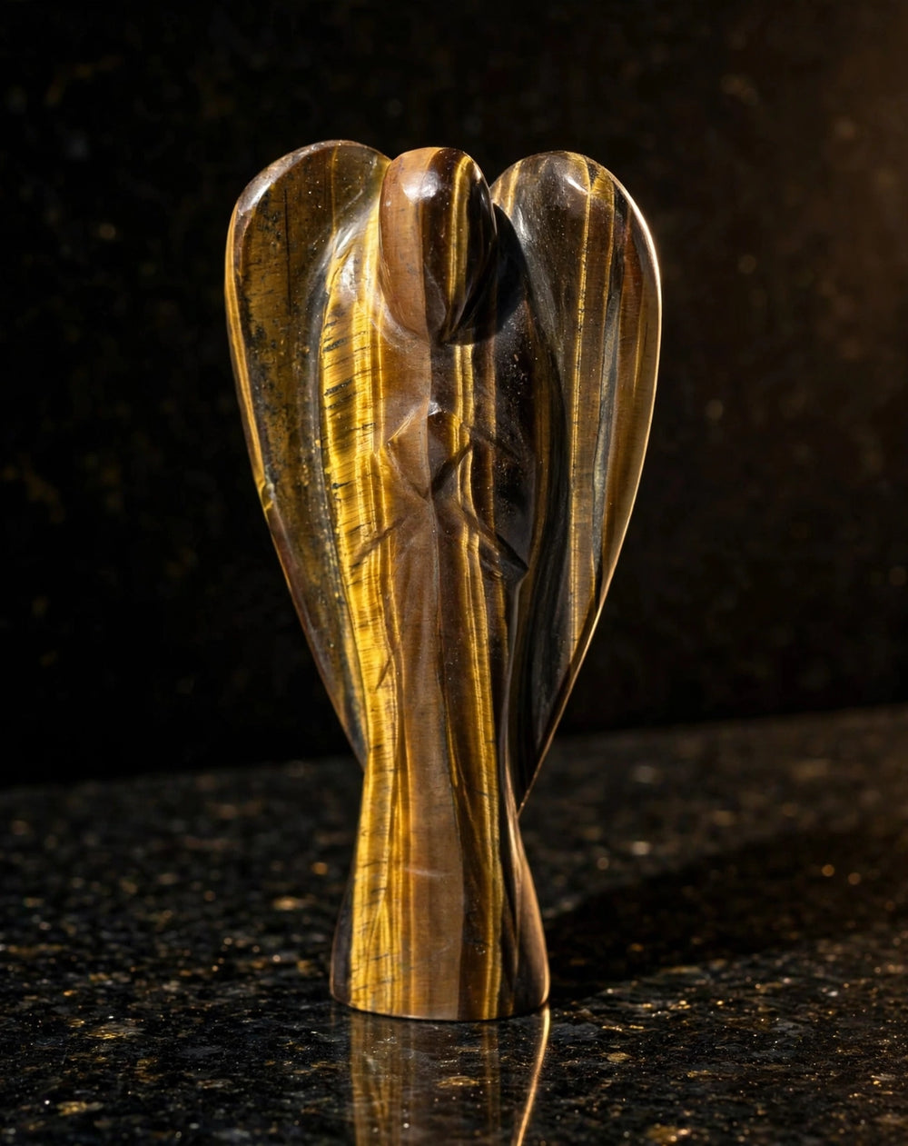 Kalavati Agate Premium Tiger Eye Angel