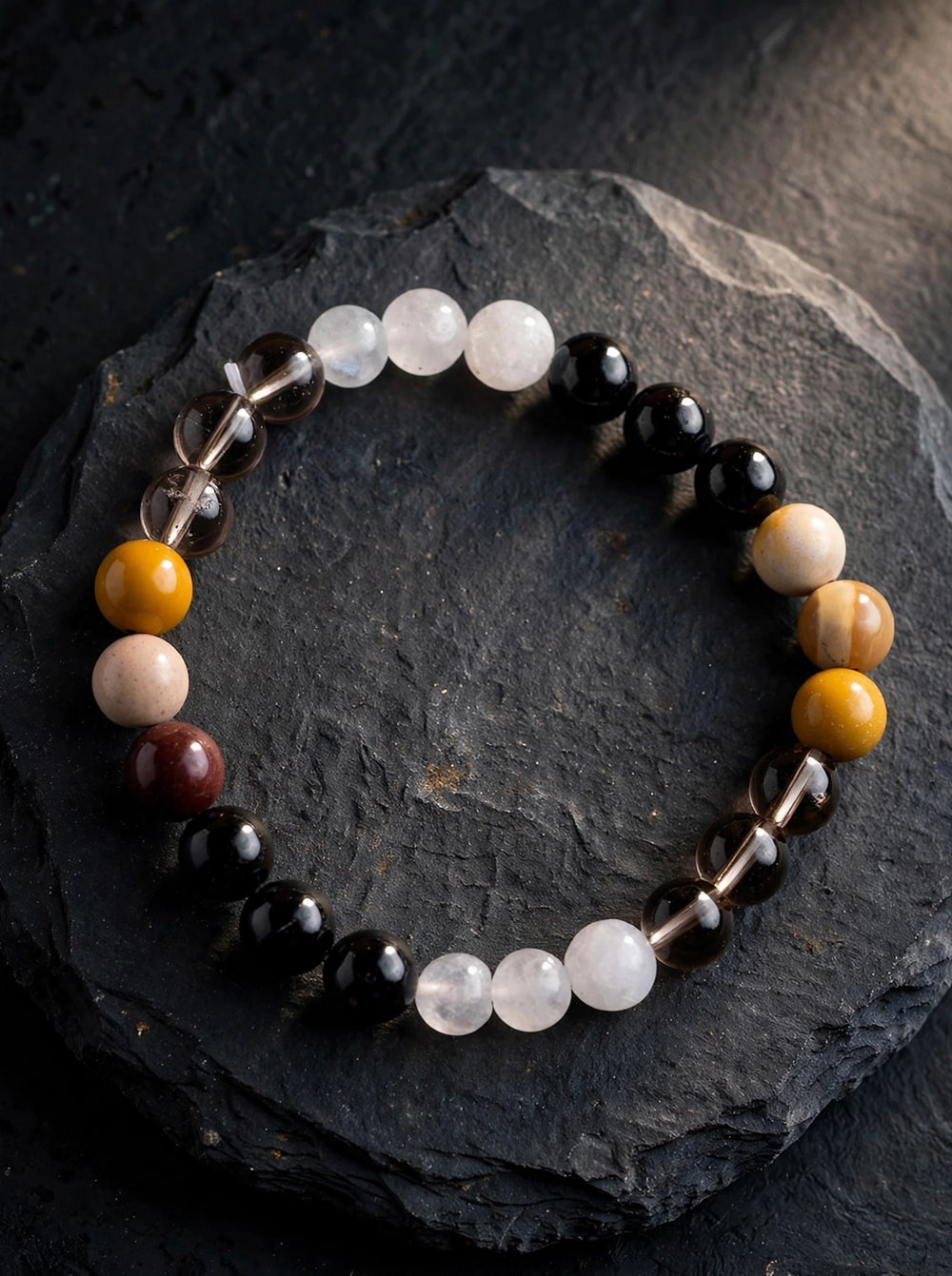 Kalavati Agate Authentic Colourful Gemstone Beaded Bracelet