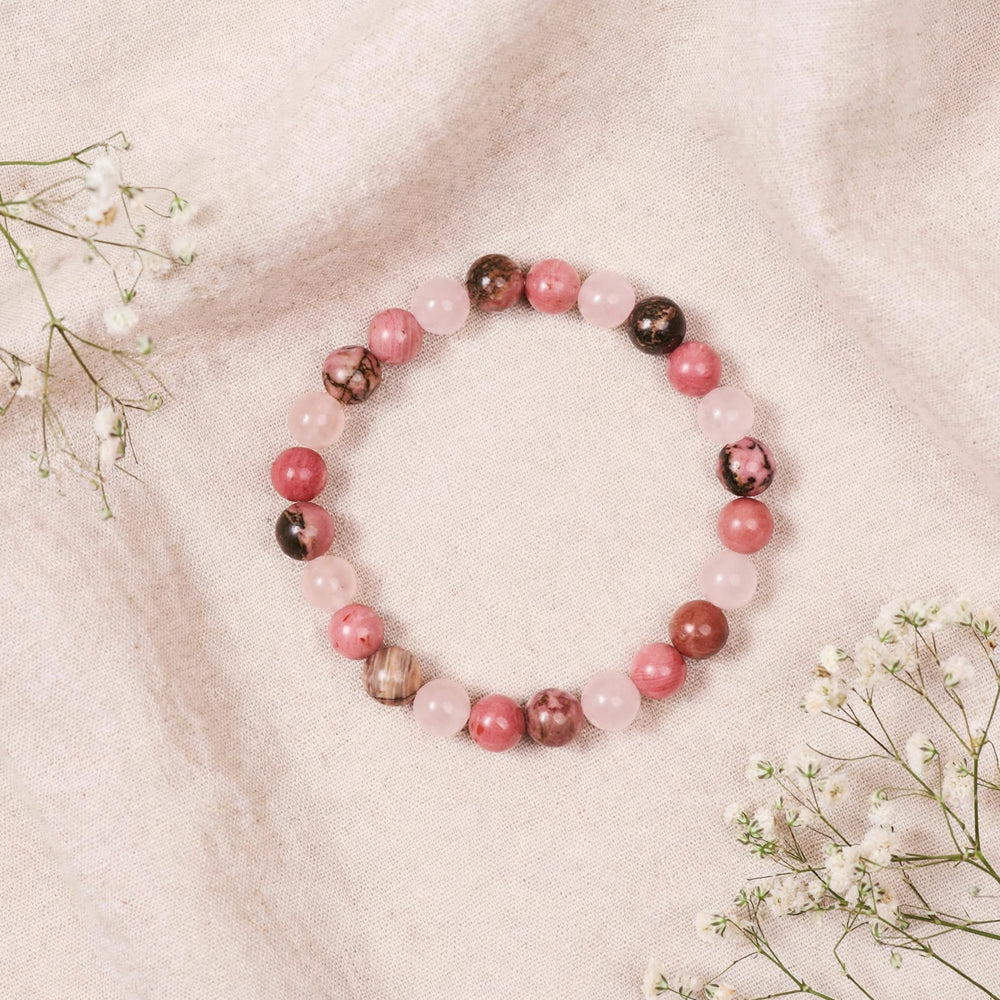 Kalavati Agate Divine Rosé Bloom Bracelet