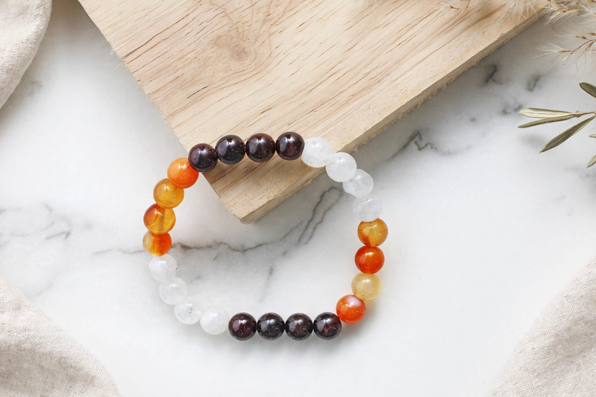 Kalavati Agate Feminine Harmony Crystal Bracelet