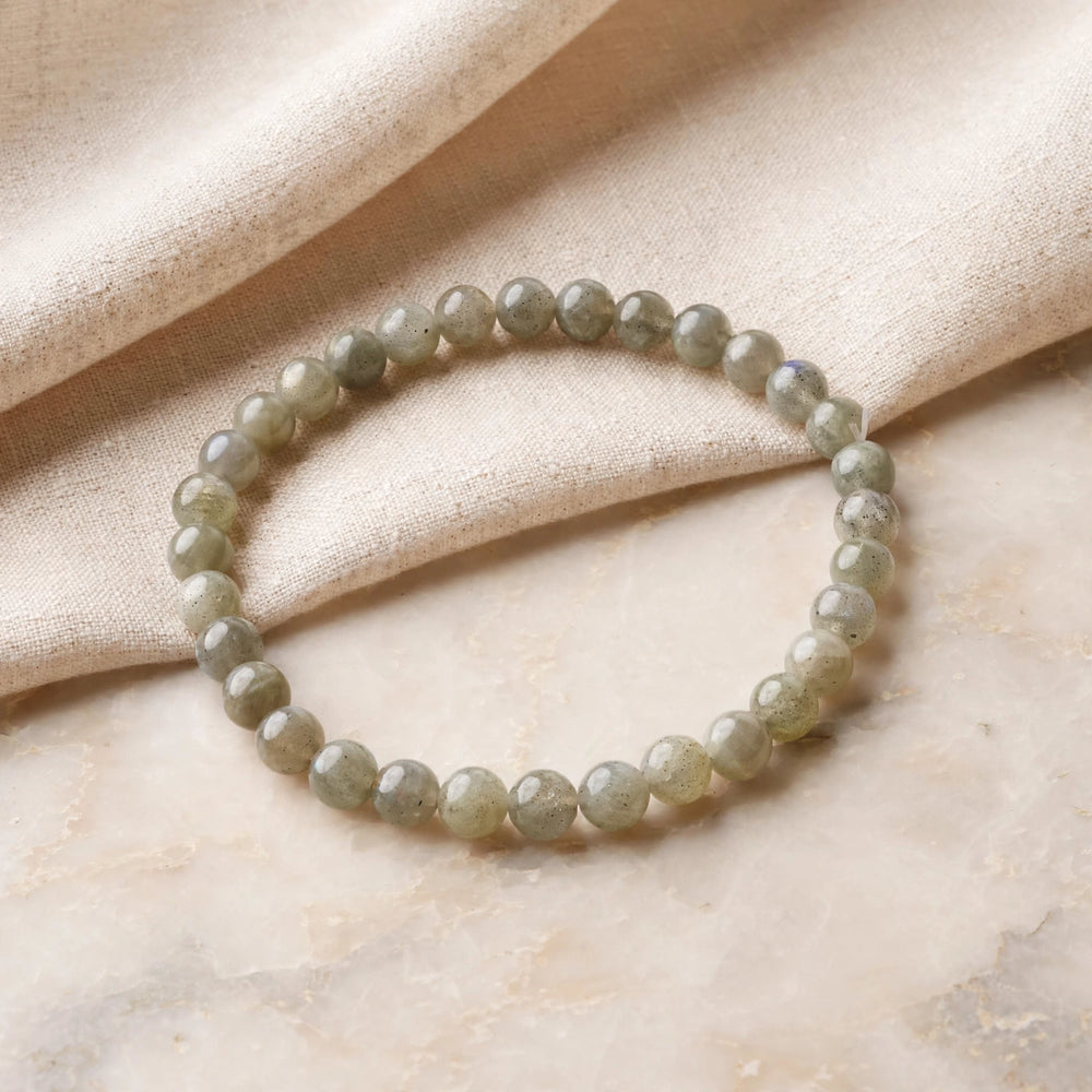 Kalavati Agate Natural Labradorite Beaded Bracelet