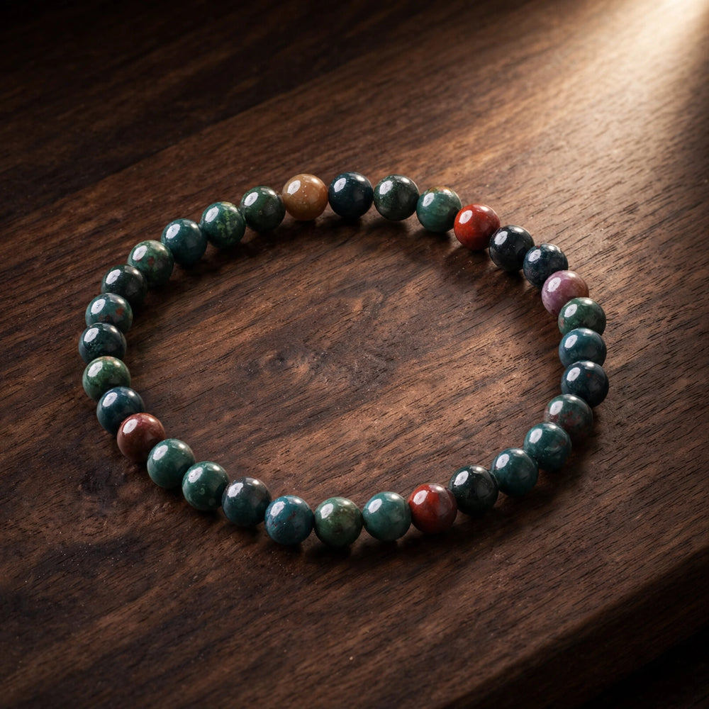 Kalavati Agate Authentic Bloodstone Crystal Bracelet