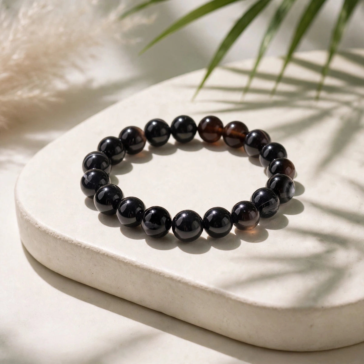 Authentic Black Onyx Beaded Bracelet