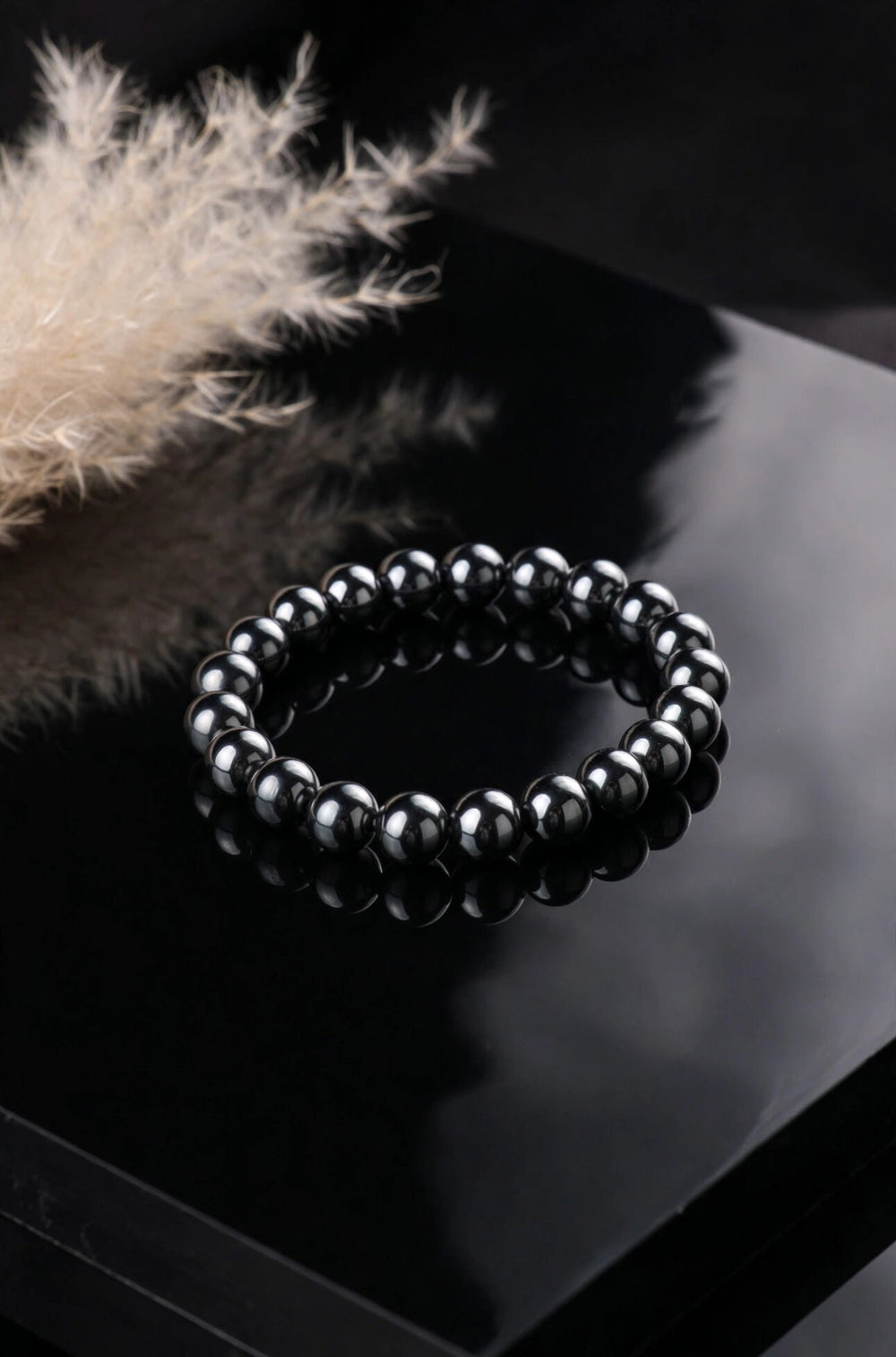 Kalavati Agate Premium Natural Hematite Bracelet