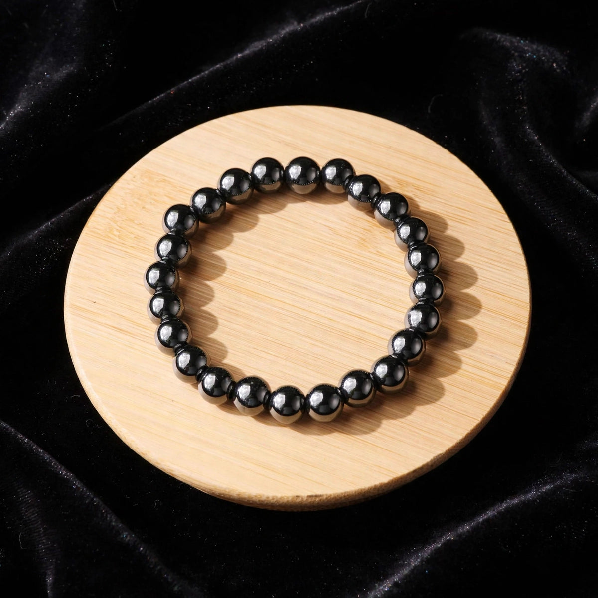 Kalavati Agate Authentic Hematite Beaded Bracelet