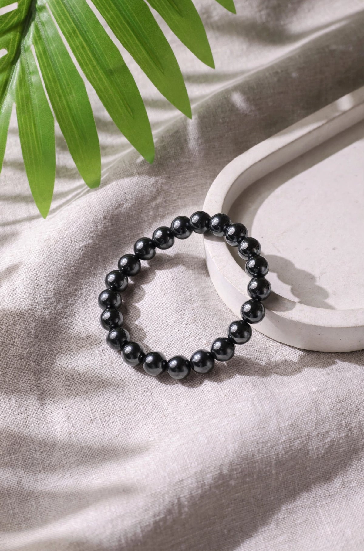 Kalavati Agate Authentic Hematite Beaded Bracelet