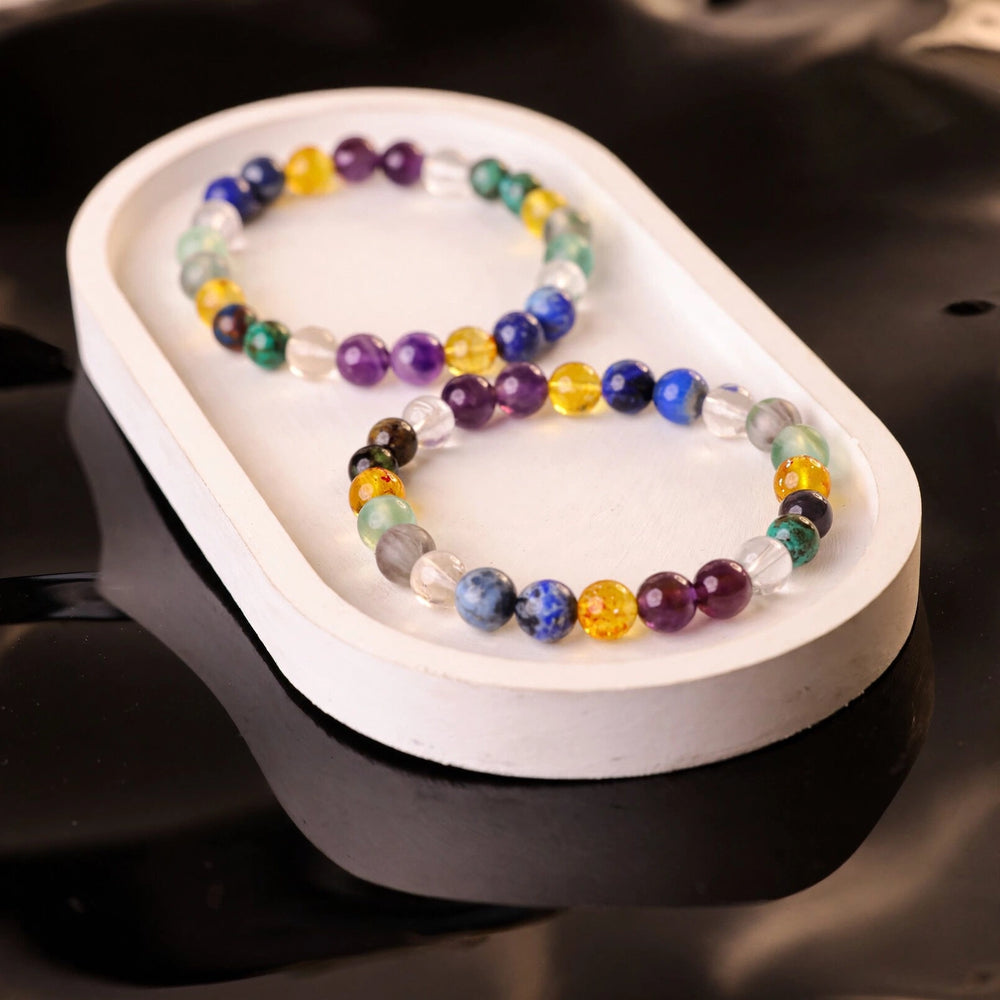 Kalavati Agate Seven Chakra Spiritual Bracelet