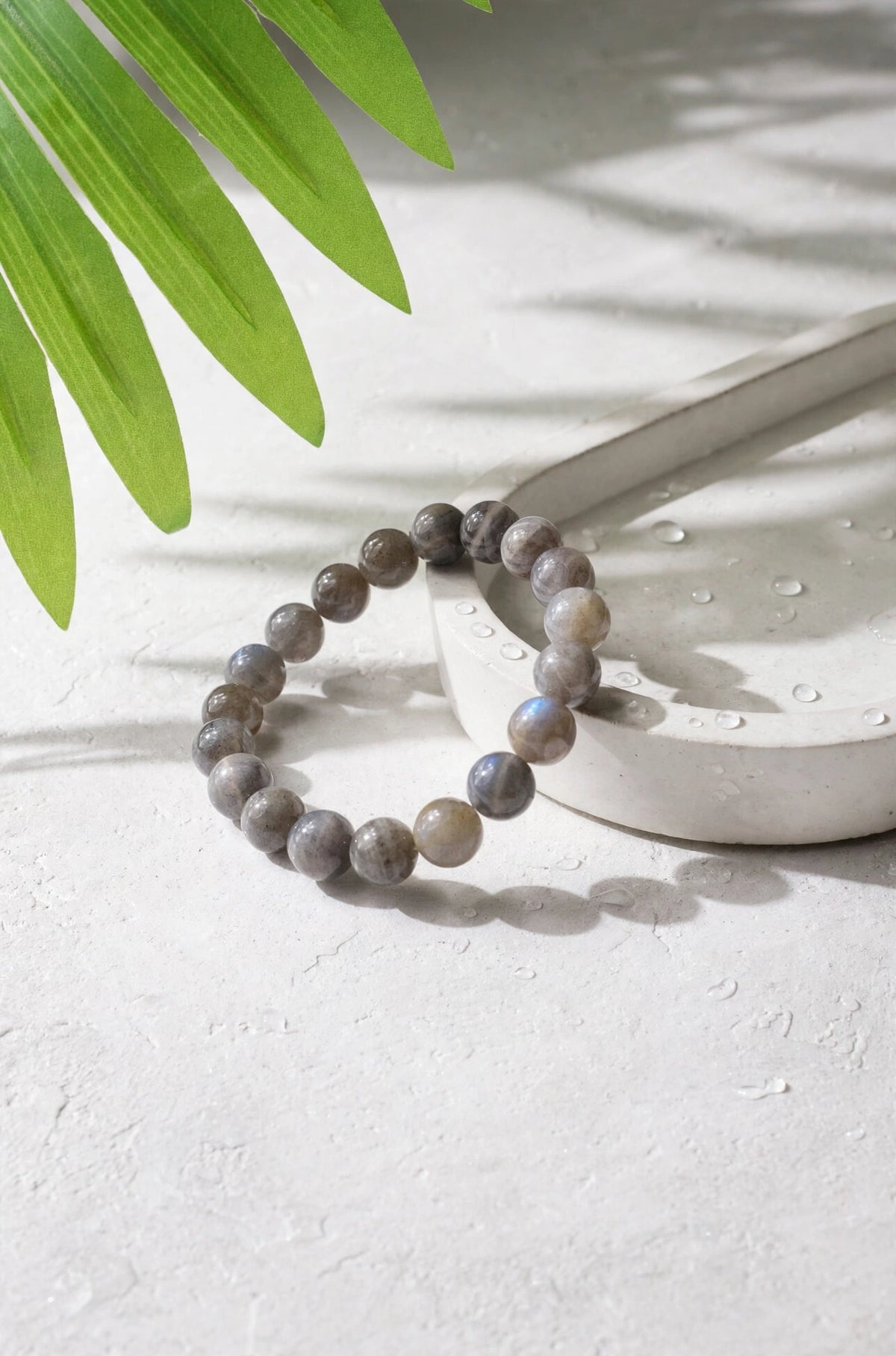 Kalavati Agate Natural Labradorite Beaded Bracelet