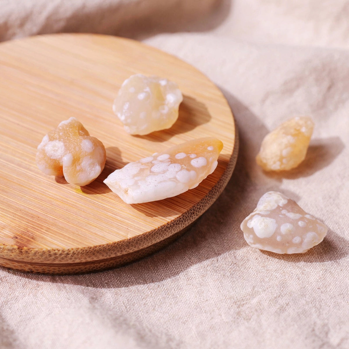 Kalavati Agate Premium Raw White Gobi Desert Stone