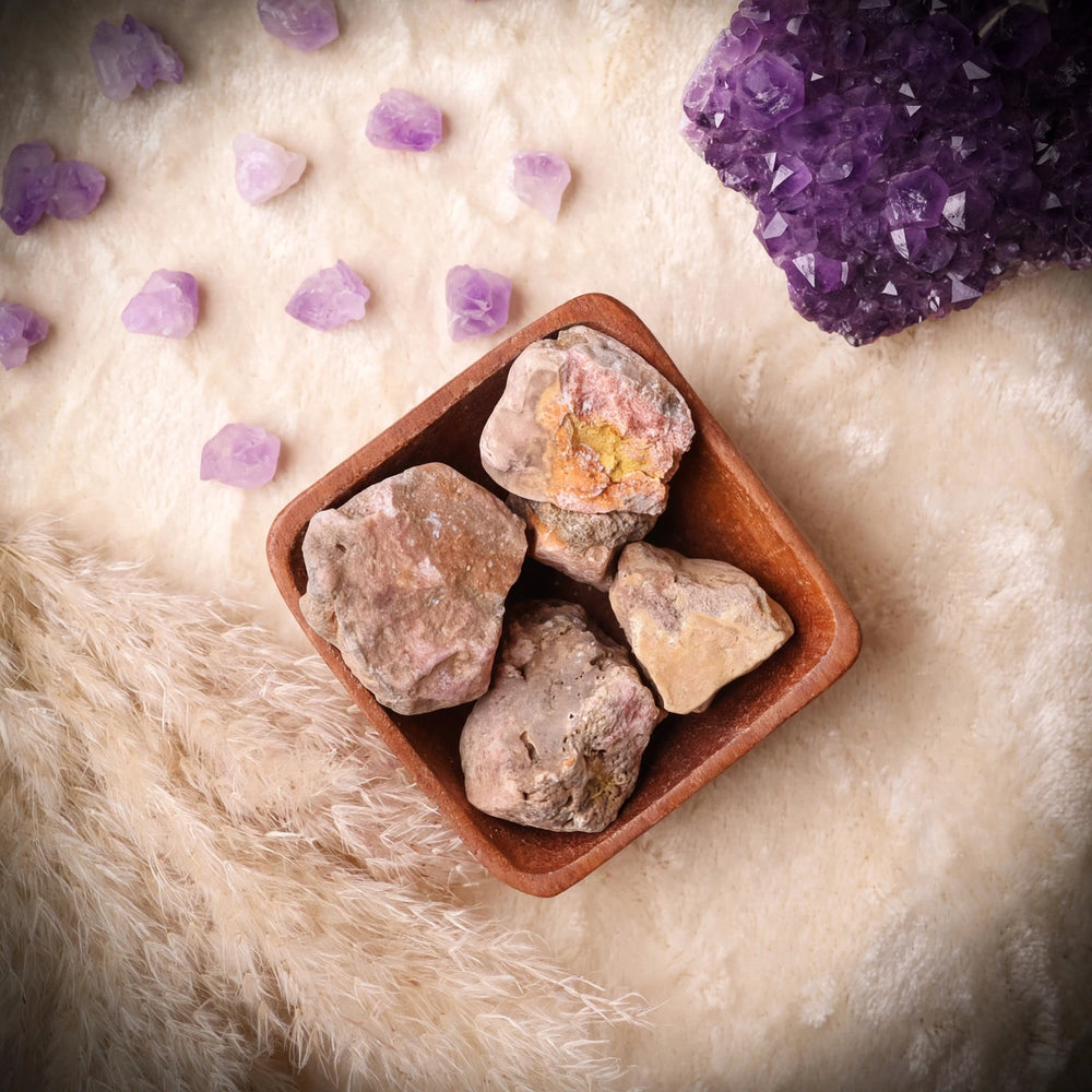 Kalavati Agate Premium Raw Rhodochrosite Stone