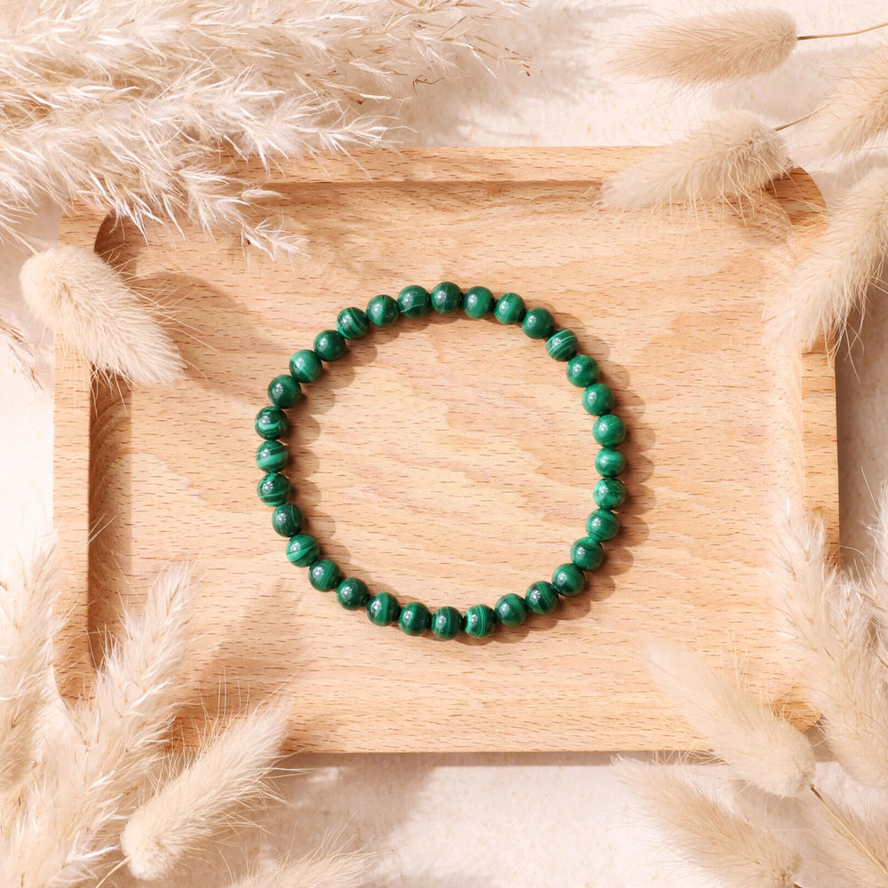 Kalavati Agate Authentic Malachite Healing Stone Bracelet