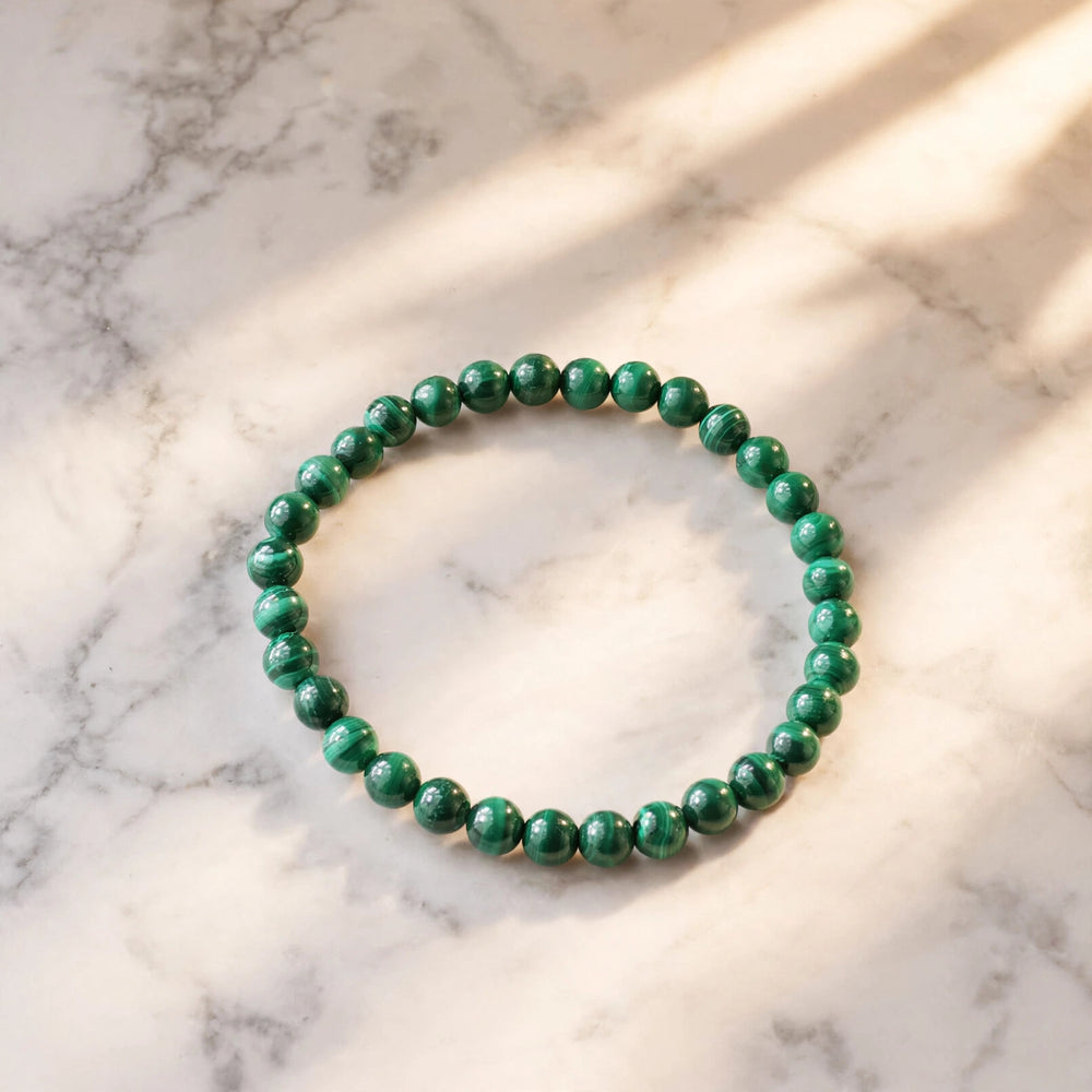 Kalavati Agate Authentic Malachite Healing Stone Bracelet