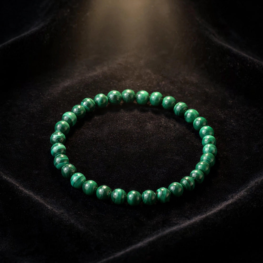 Kalavati Agate Authentic Malachite Healing Stone Bracelet