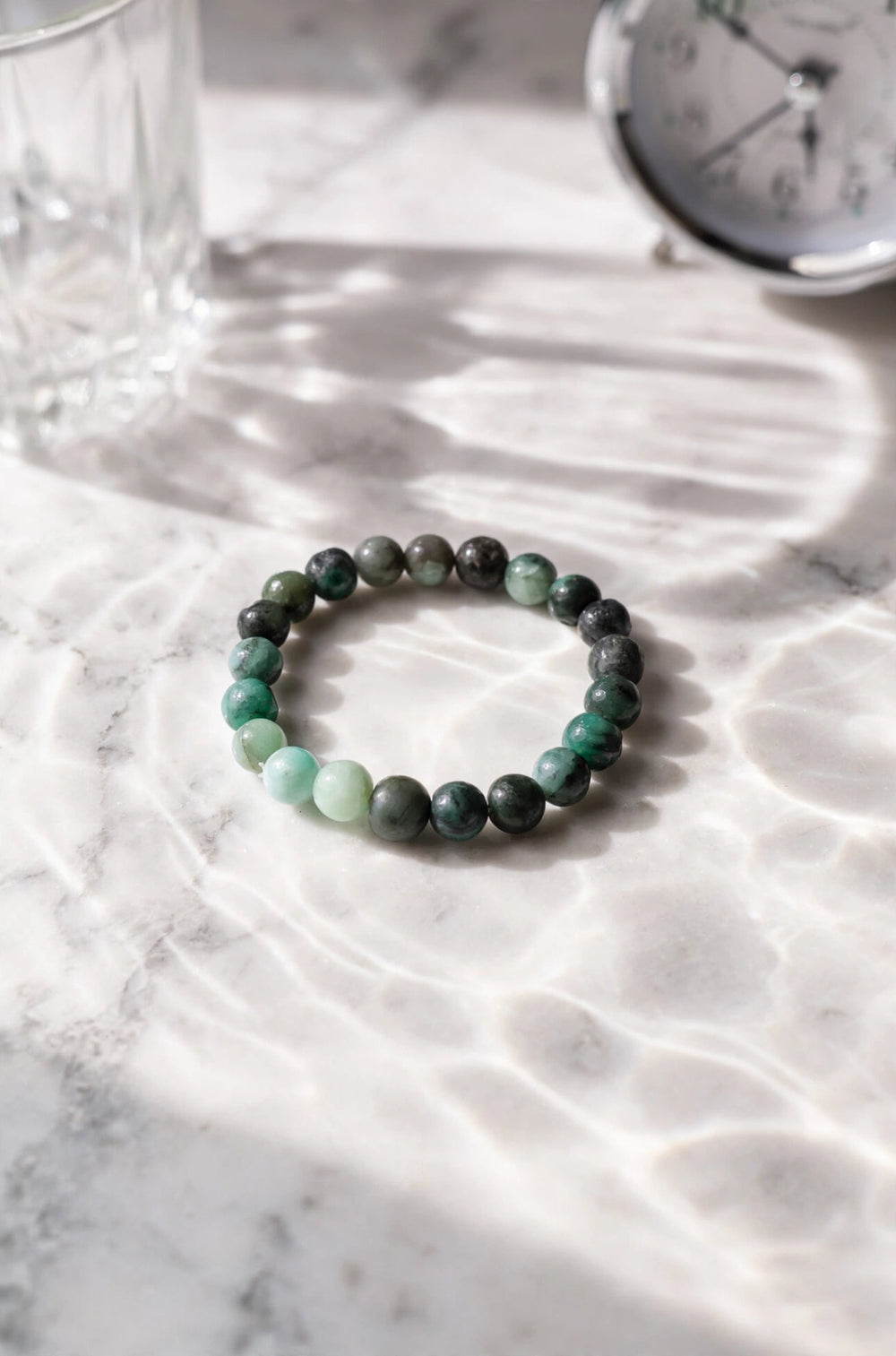 Kalavati Agate Green Jade Peace & Harmony Bracelet