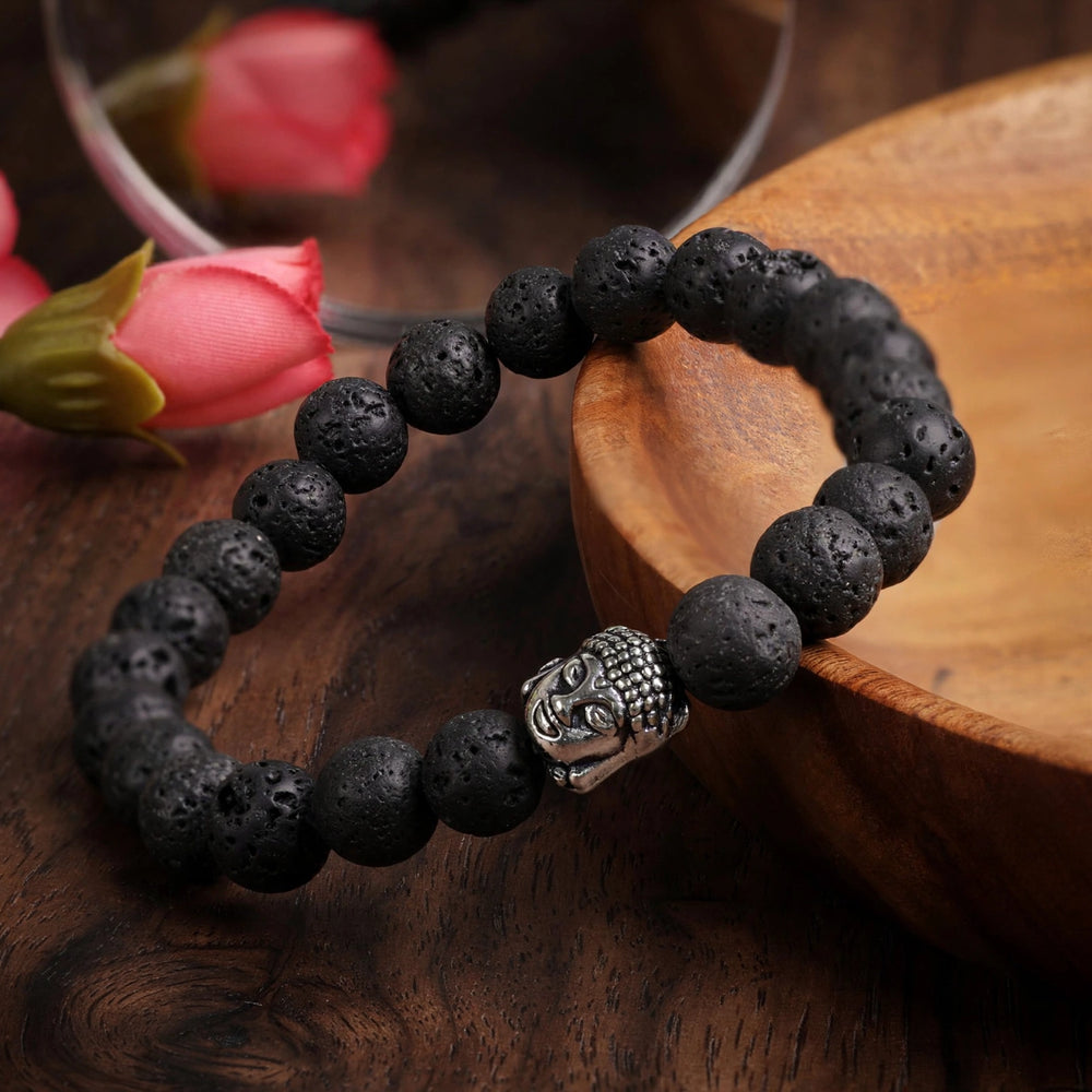 Lava Buddha Grounding Bracelet
