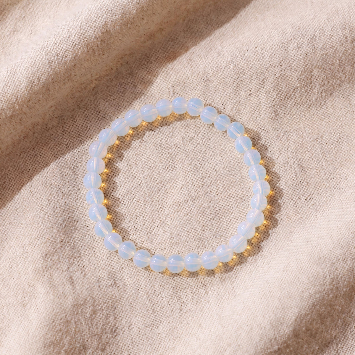 Kalavati Agate Authentic Opalite Beaded Bracelet