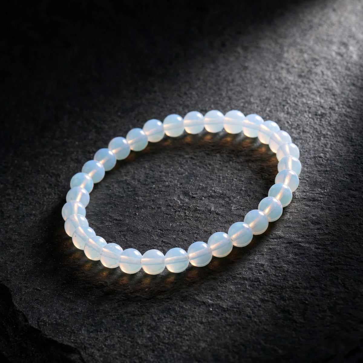 Kalavati Agate Authentic Opalite Beaded Bracelet
