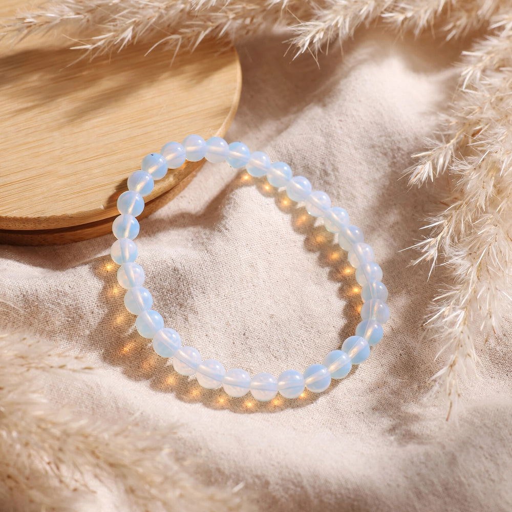 Kalavati Agate Authentic Opalite Beaded Bracelet