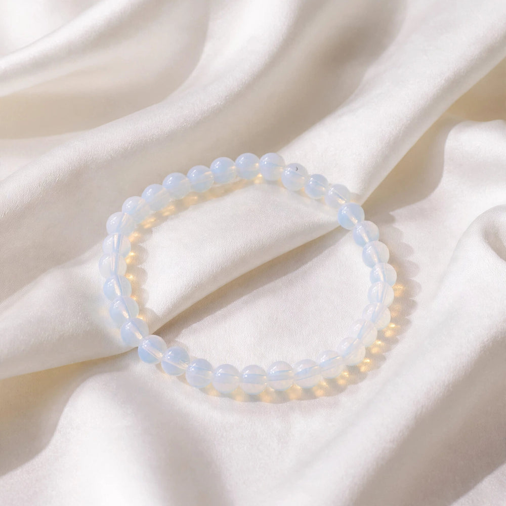 Kalavati Agate Authentic Opalite Beaded Bracelet