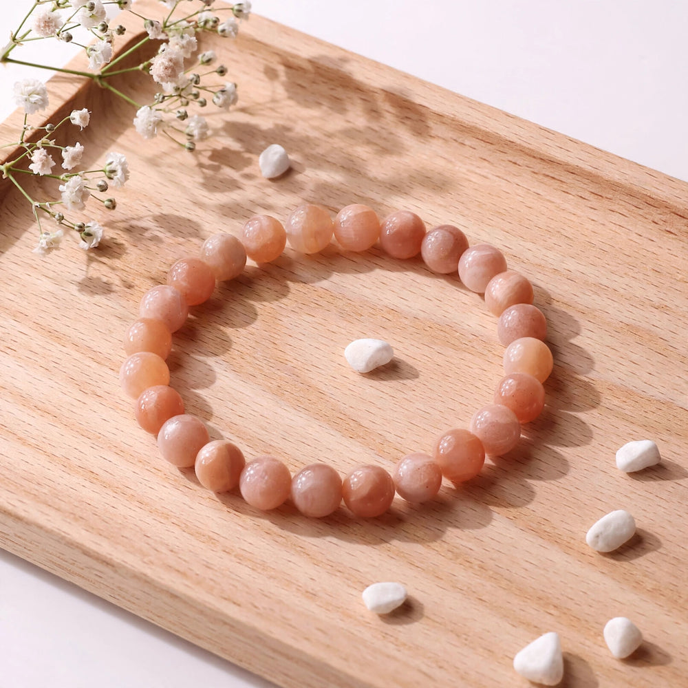 Kalavati Agate Divine Peach Moonstone Energy Bracelet