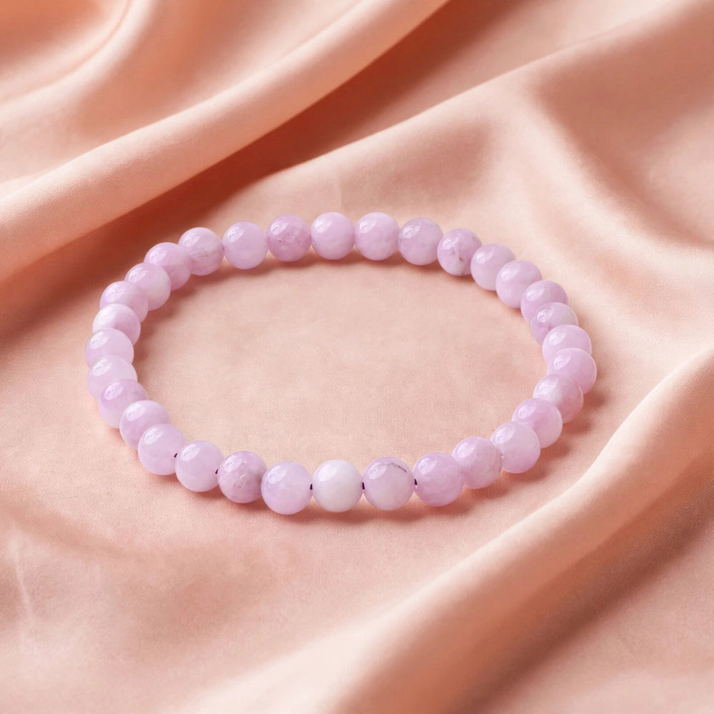 Natural Kunzite Crystal Bracelet
