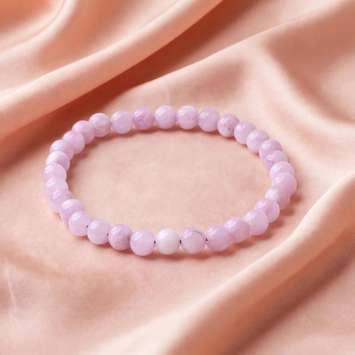 Natural Kunzite Crystal Bracelet