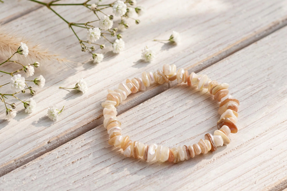 Natural Pearl Chipstone Bracelet
