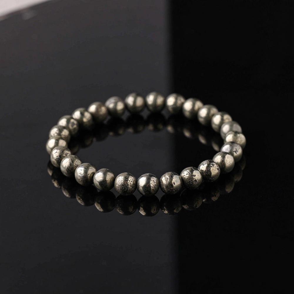 Kalavati Agate Authentic Pyrite Crystal Bracelet