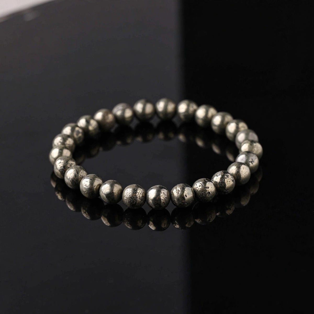 Kalavati Agate Authentic Pyrite Crystal Bracelet
