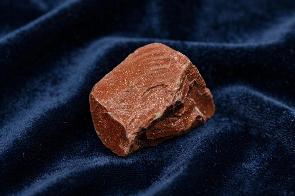 Kalavati Agate Premium Raw Brown Goldstone