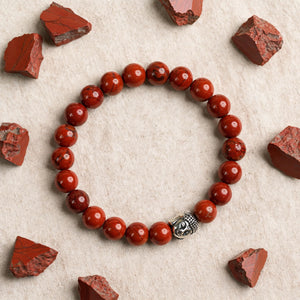 Divine Red Jasper Buddha Energy Bracelet