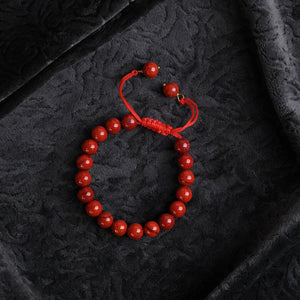 Authentic Red Jasper Adjustable Bracelet