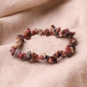 Premium Rhodonite Chipstone Bracelet