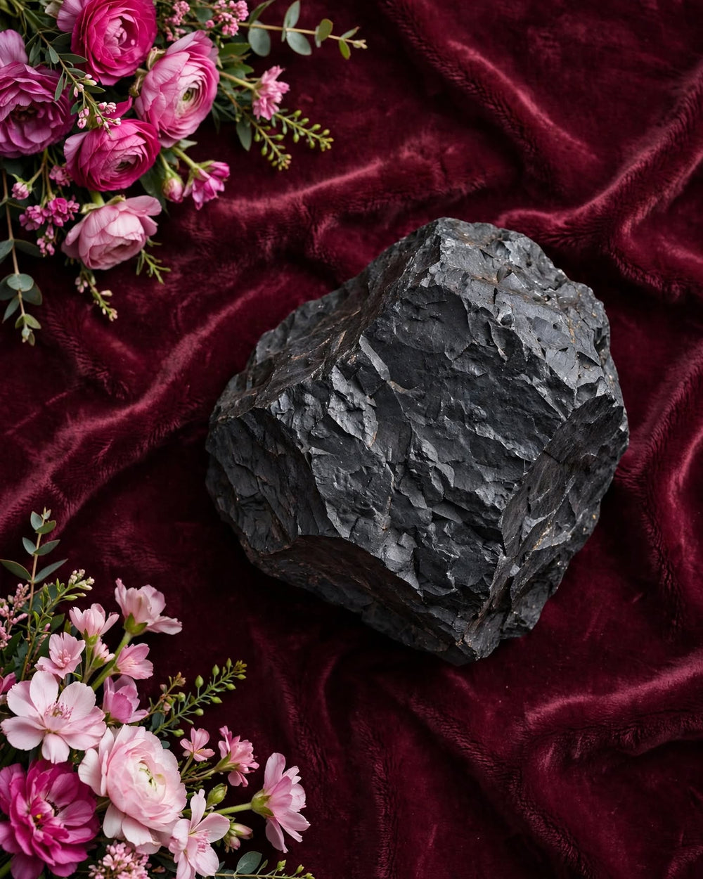 Black Shungite Crystal