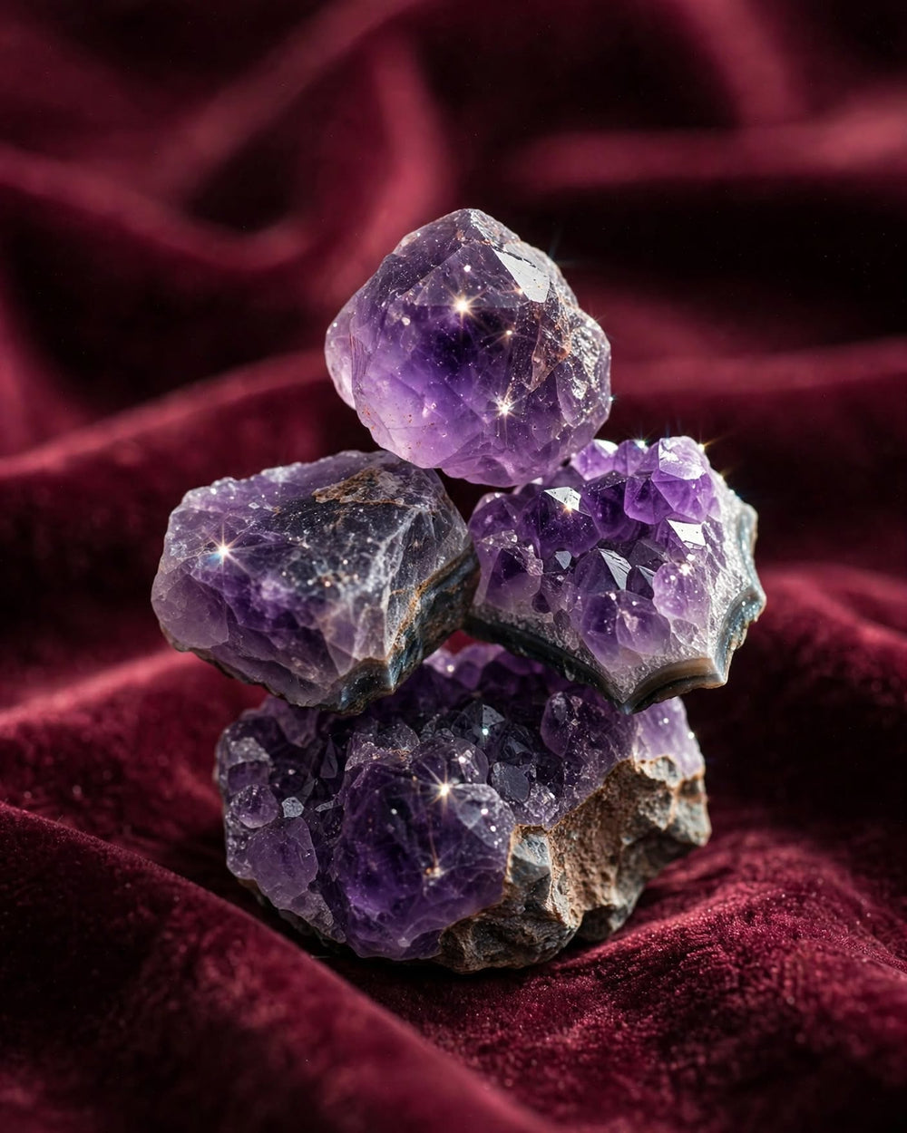 Kalavati Agate Purple Amethyst Natural Crystal