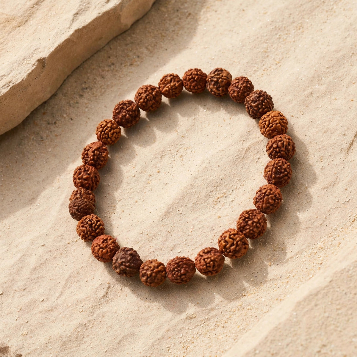Kalavati Agate Natural Rudraksha Spiritual Bracelet