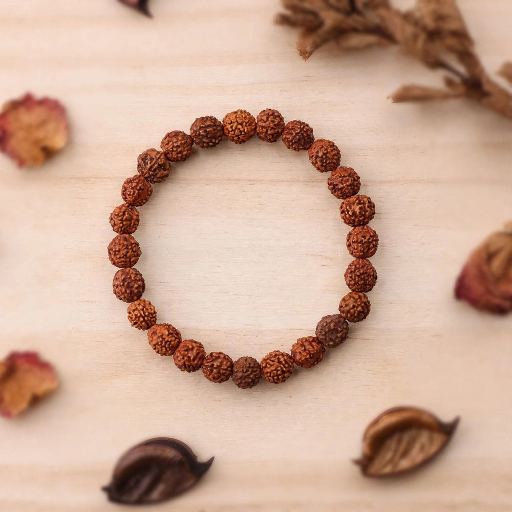 Kalavati Agate Natural Rudraksha Spiritual Bracelet
