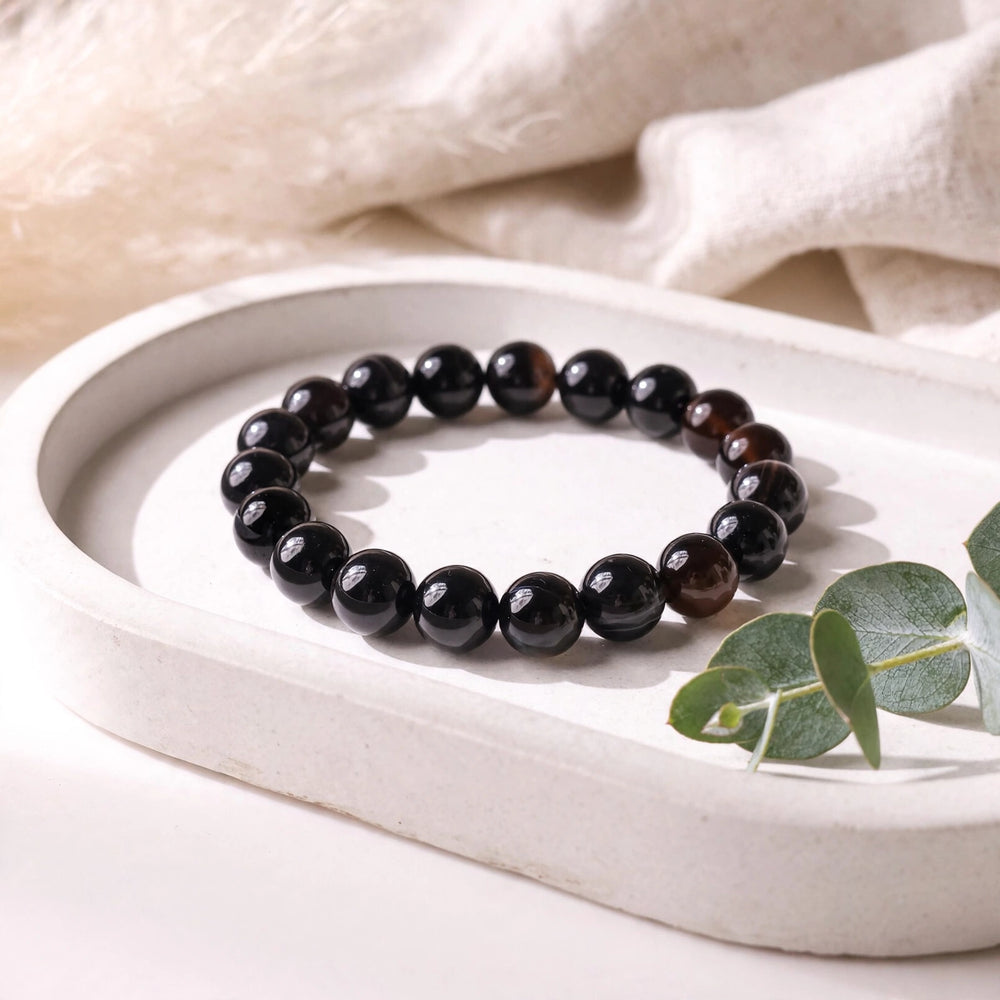 Authentic Black Onyx Beaded Bracelet