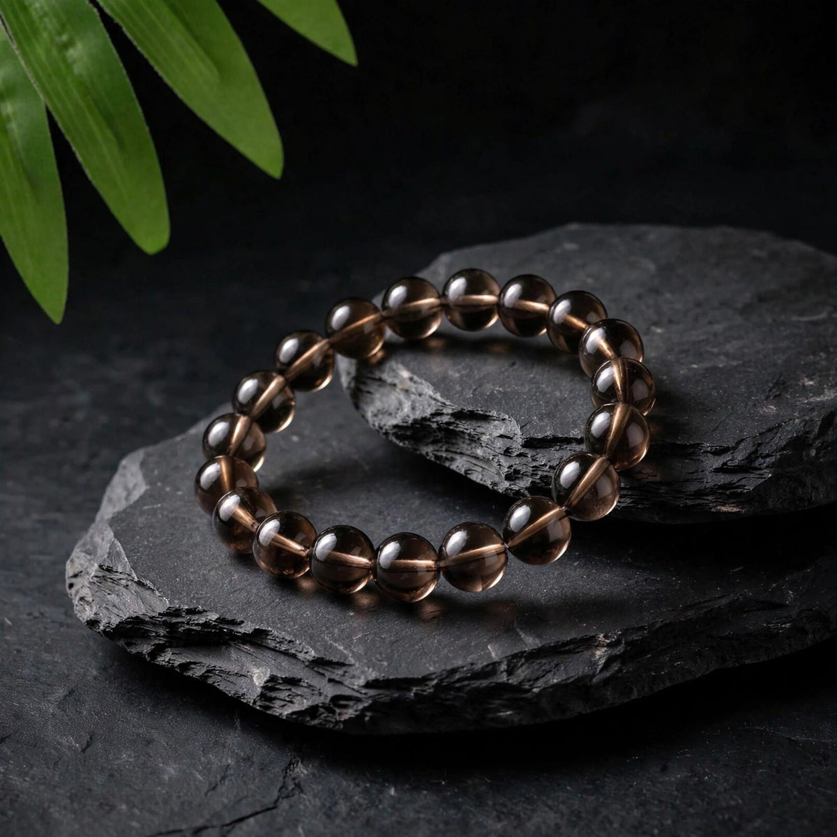 Kalavati Agate Authentic Smoky Quartz Crystal Bracelet