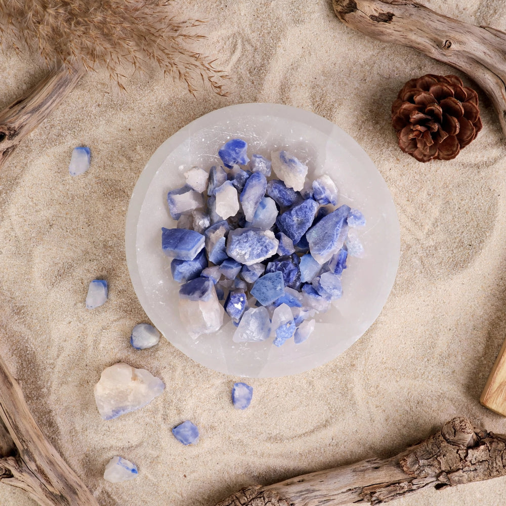 Kalavati Agate Premium Raw Dumortierite Stone