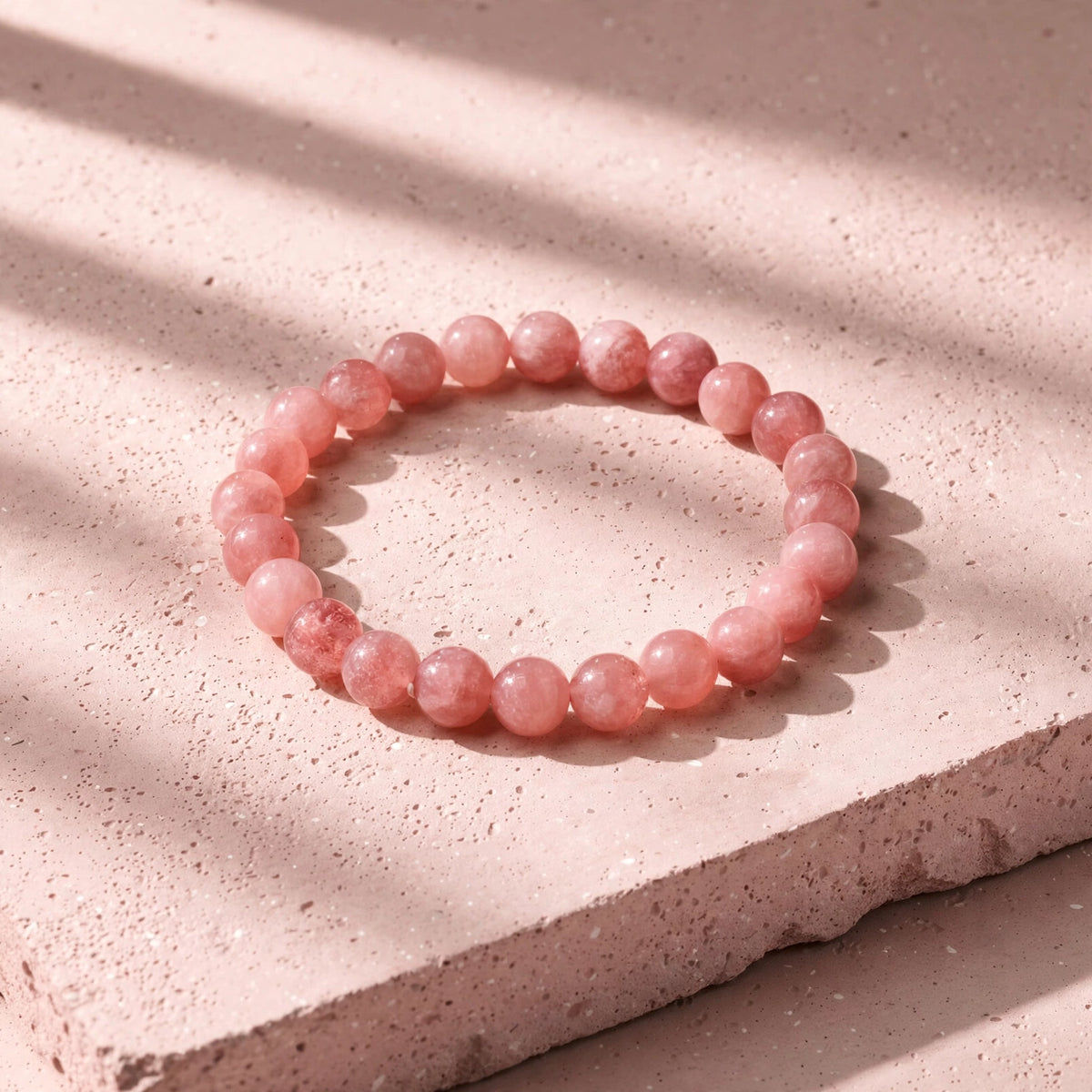 Divine Pink Quartz Energy Bracelet