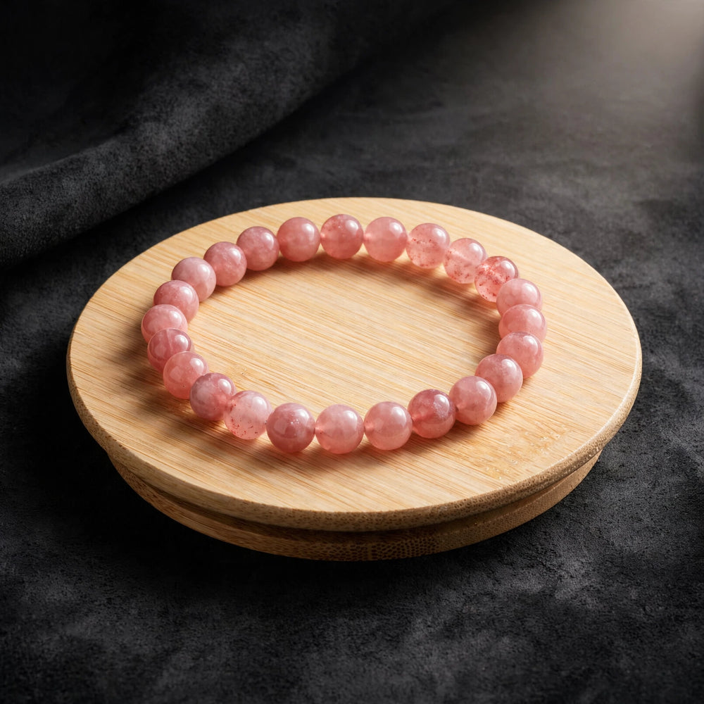 Divine Pink Quartz Energy Bracelet