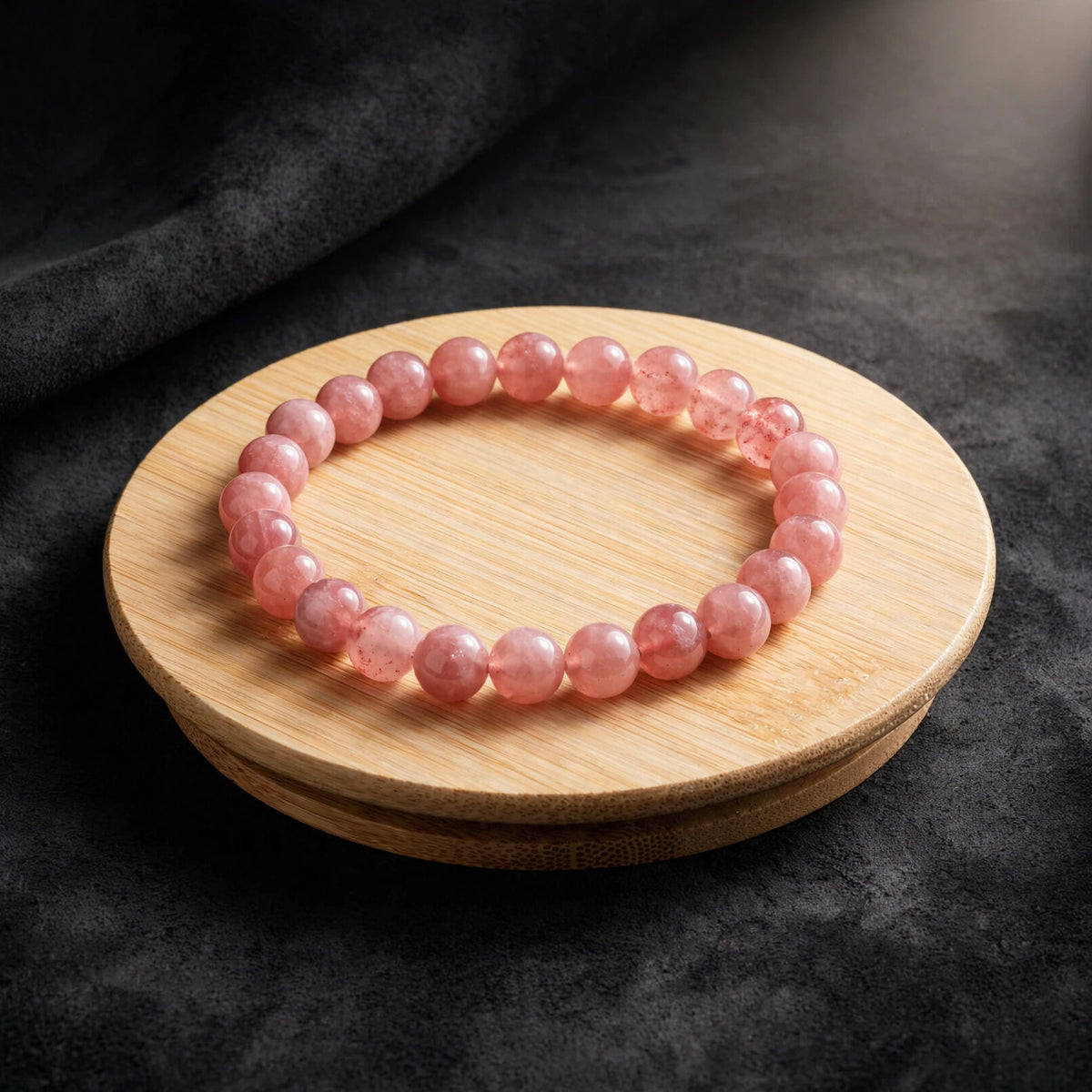 Divine Pink Quartz Energy Bracelet