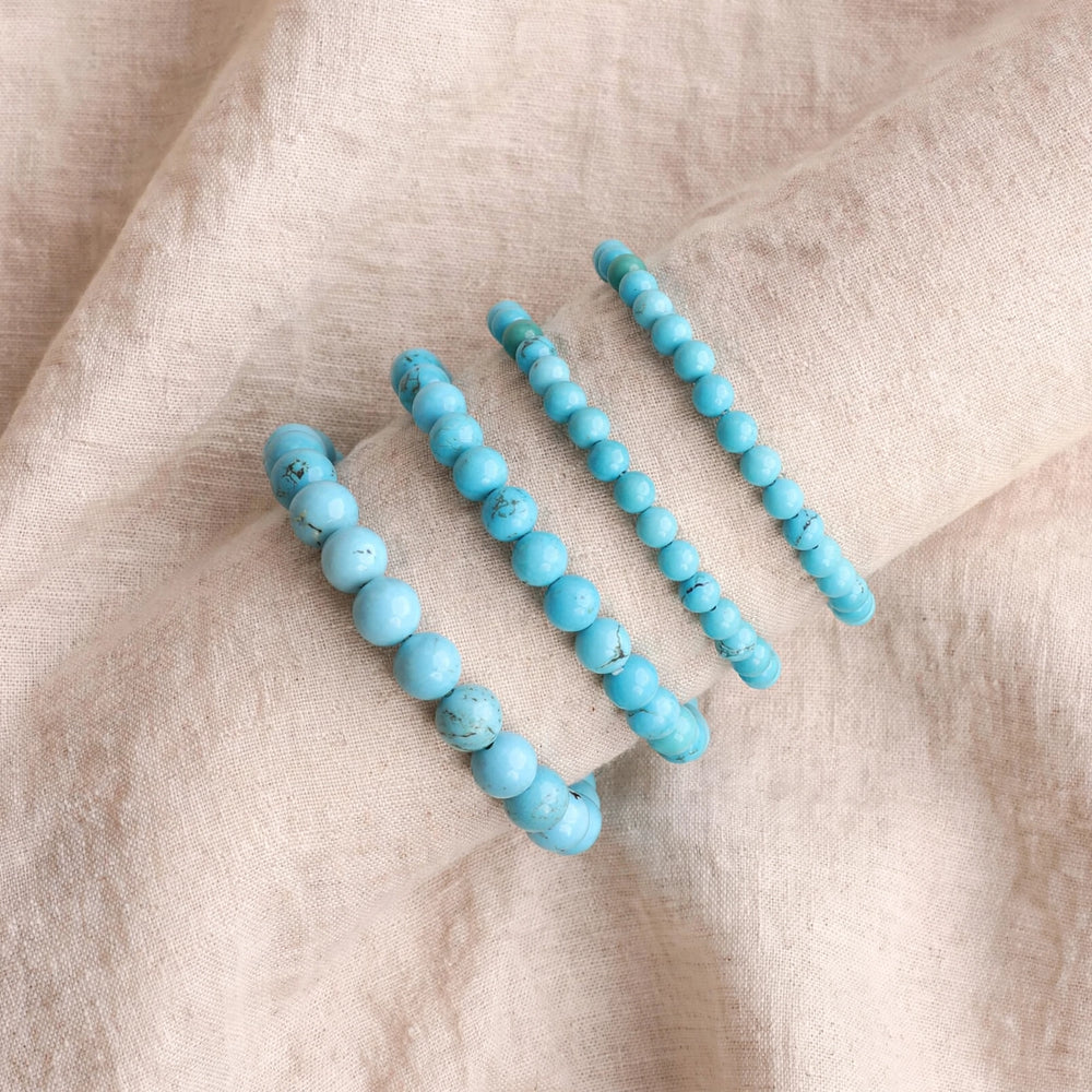 Natural Turquoise Firoza Gemstone Bracelet