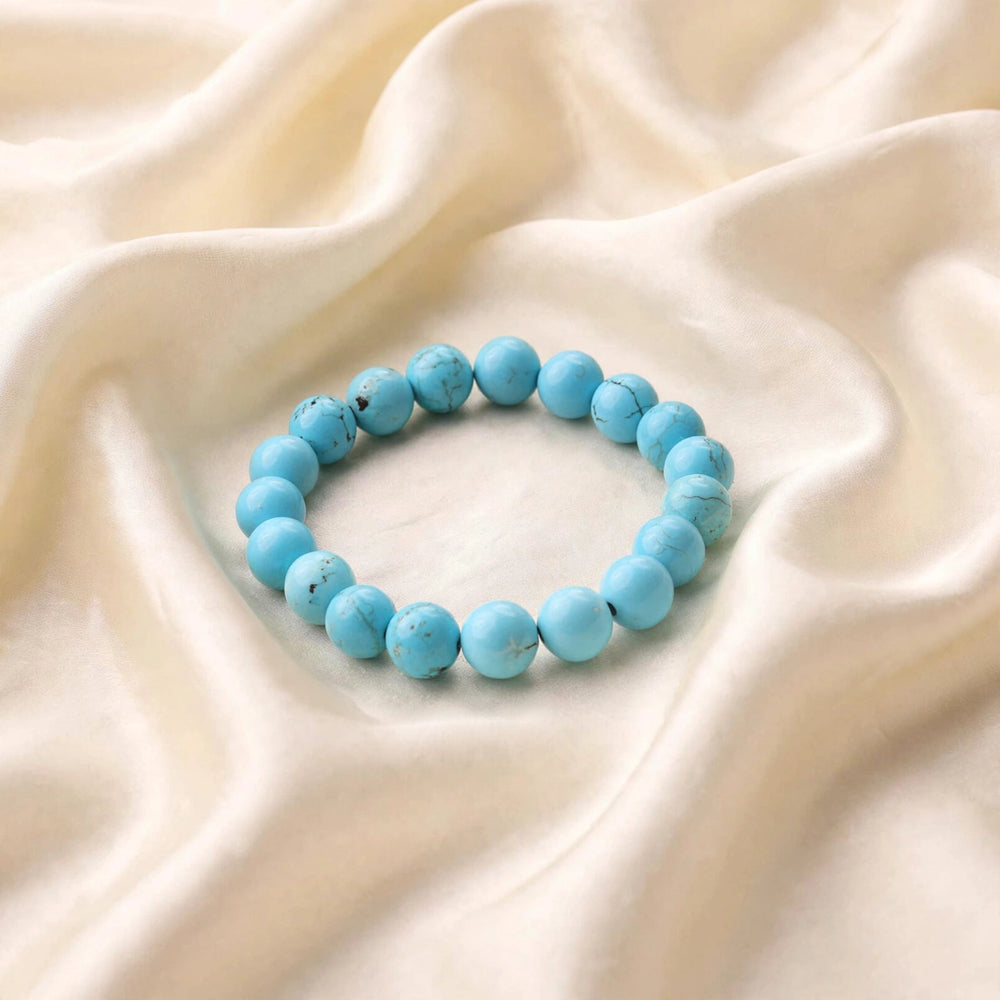 Natural Turquoise Firoza Gemstone Bracelet