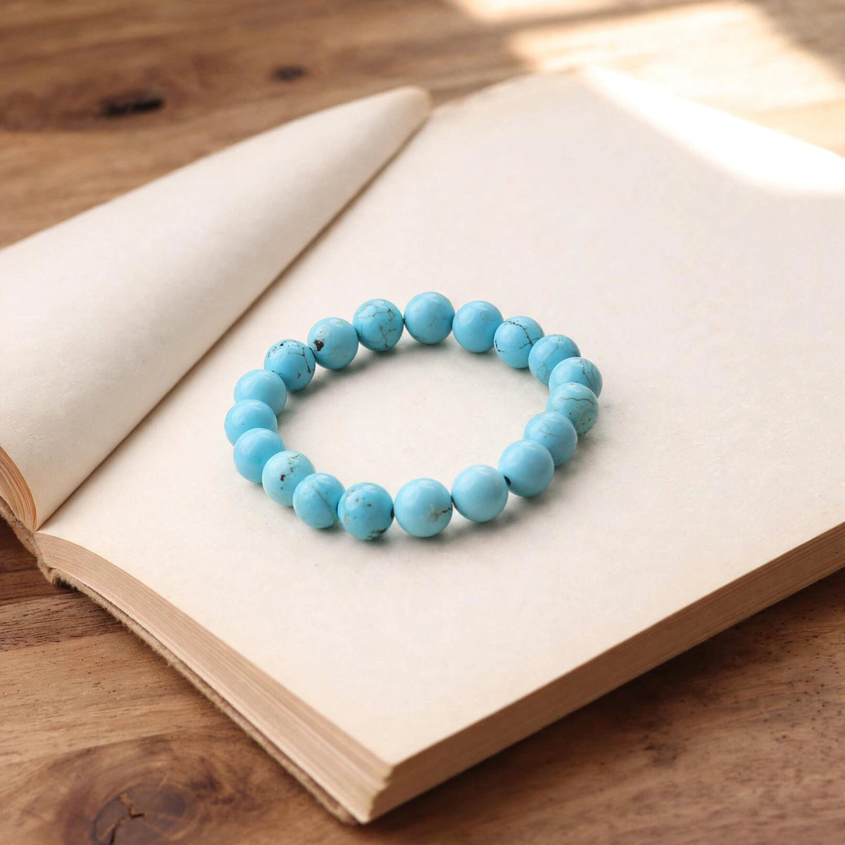 Natural Turquoise Firoza Gemstone Bracelet