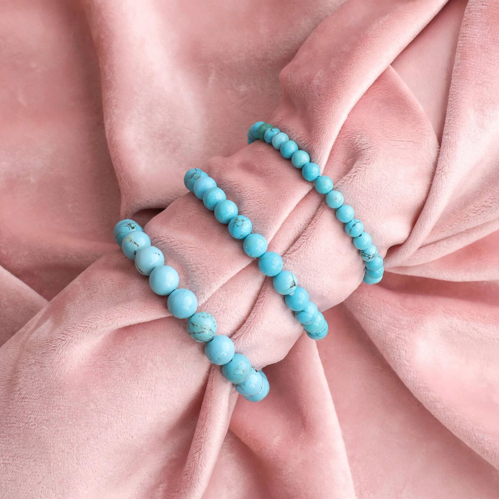 Natural Turquoise Firoza Gemstone Bracelet