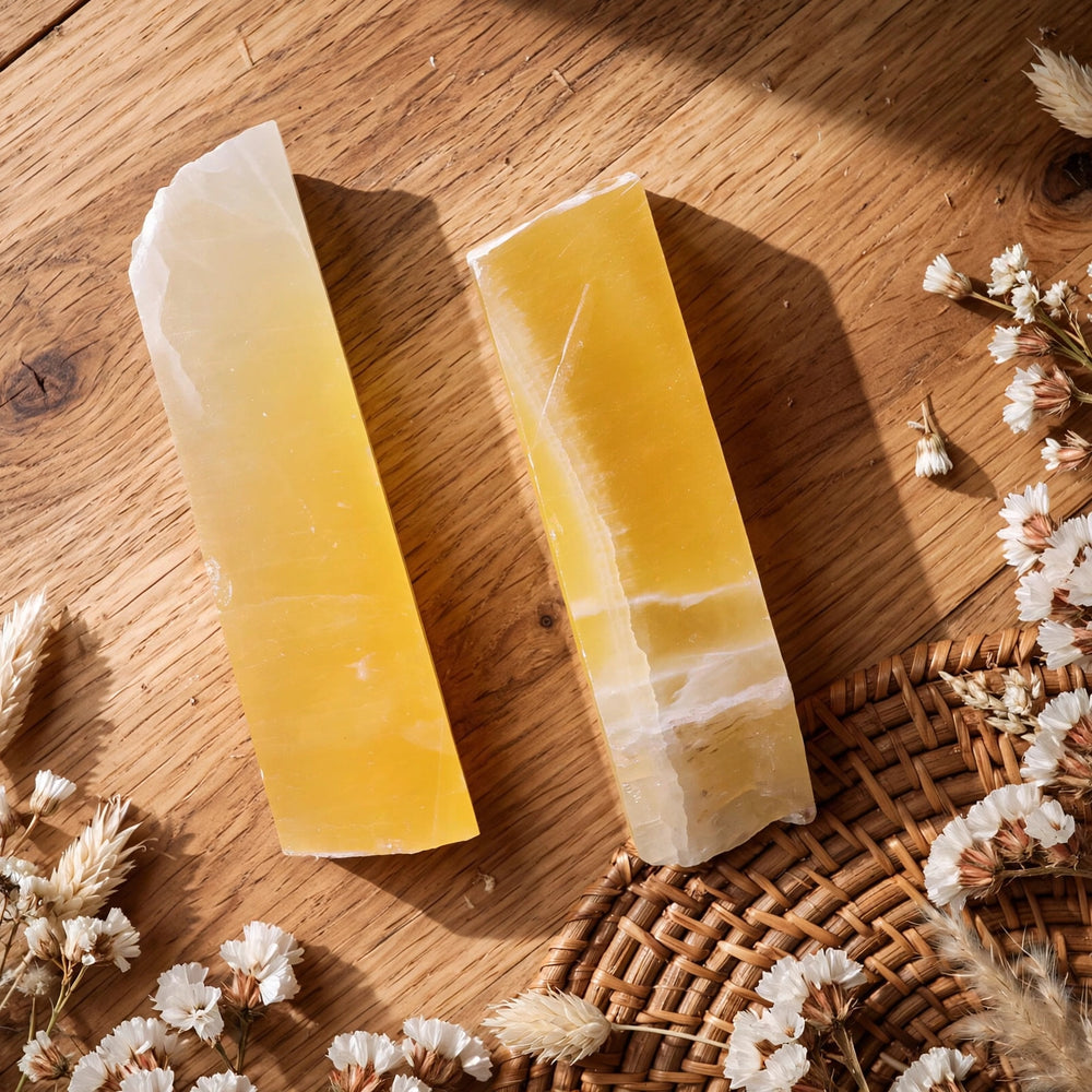 Kalavati Agate Premium Raw Honeycomb Calcite Stone